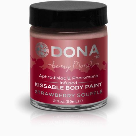Фарба для тіла Dona Kissable Body Paint - STRAWBERRY SOUFFLE