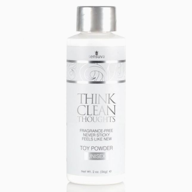 Пудра для догляду за іграшками Sensuva Think Clean Thoughts Toy Powder (56 г)