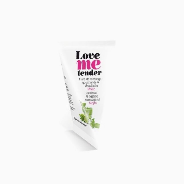 Розігріваюче масажне масло Love To Love LOVE ME TENDER Mojito (10 мл) без парабенів