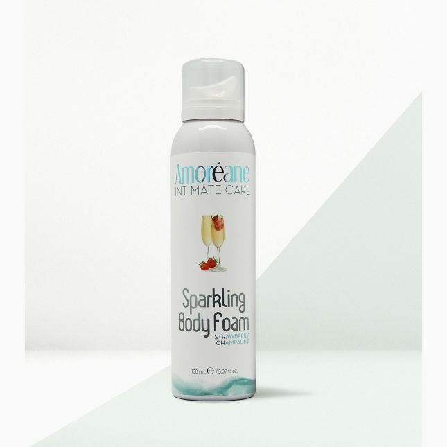 Масажна піна Amoreane Sparkling Body Foam Strawberry Champagne (150 мл)
