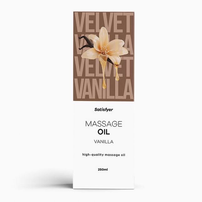 Масажна олійка - Satisfyer Massage Oil Vanilla, 250 мл (04.2027)