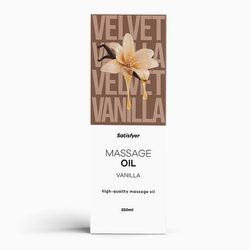 Масажна олійка - Satisfyer Massage Oil Vanilla, 250 мл Масажна олійка - Satisfyer Massage Oil Vanilla, 250 мл