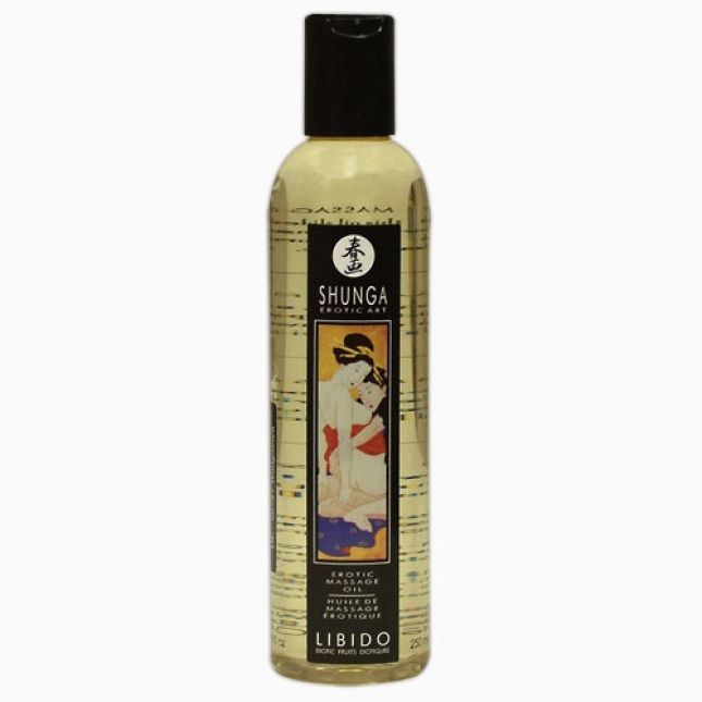 Масажна олія - Shunga Libido Exotic Fruits, 250 мл