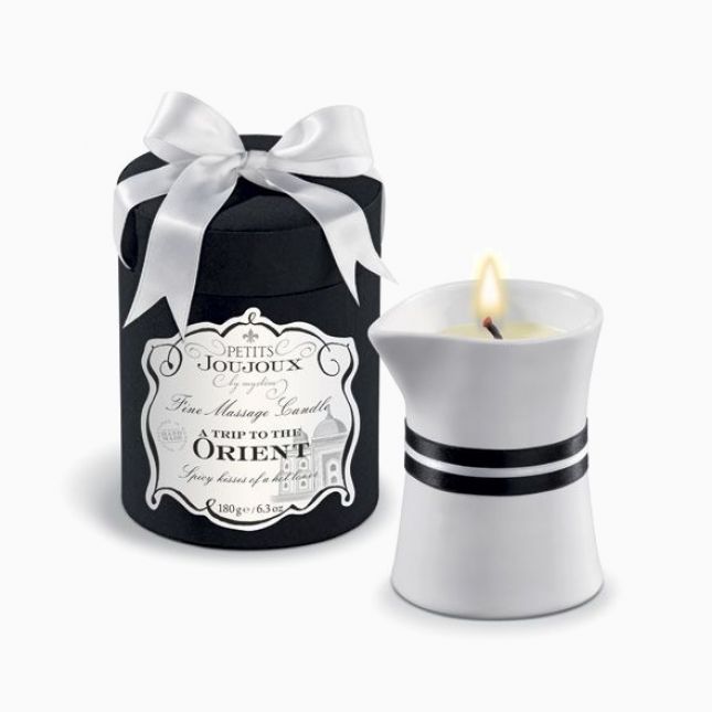 Масажна свічка Petits Joujoux - Orient - Pomegranate and White Pepper (190 г) розкішна упаковка