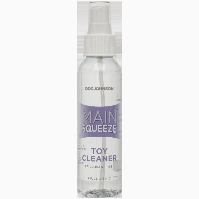 Очищувальний засіб для іграшок Doc Johnson Main Squeeze Toy Cleaner (118 мл) антибактеріальний