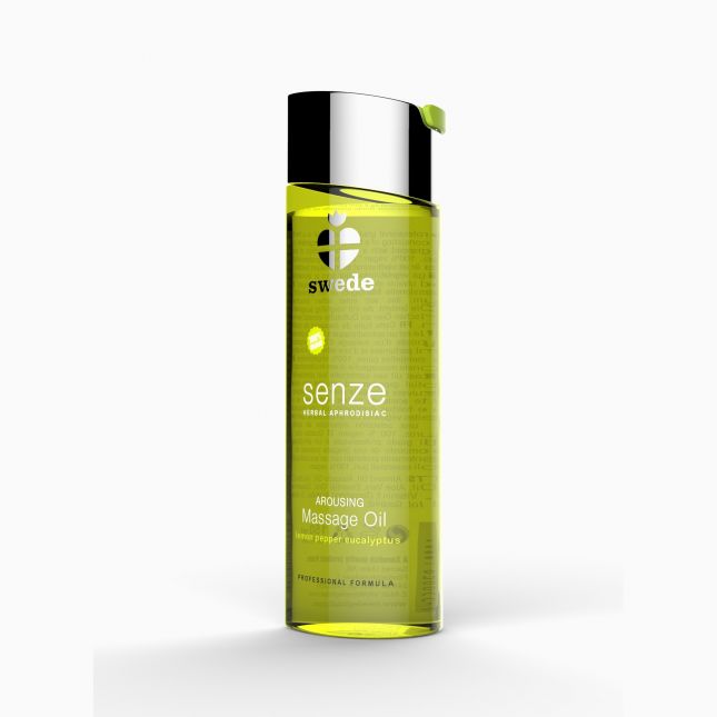 Масажна олія - Swede Senze Arousing Lemon Pepper Eucalyptus, 75 мл (відсутня пломба)