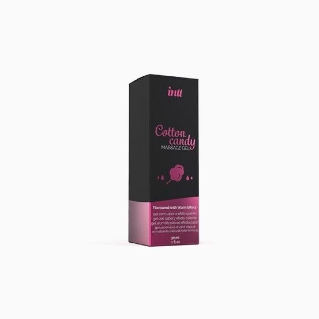 Гель для масажу - Intt Cotton Candy Massage Gel, 30 мл