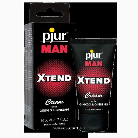 Крем-стимулятор для пениса pjur MAN Xtend Cream 50 мл, с экстрактами гинкго и женьшеня