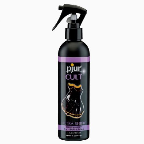 Спрей для ухода за одеждой из резины и латекса pjur Cult Ultra Shine 250 мл, придает блеск