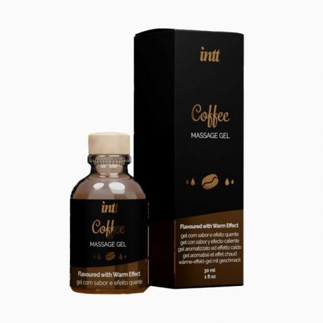 Гель для масажу - Intt Coffee Massage Gel, 30 мл