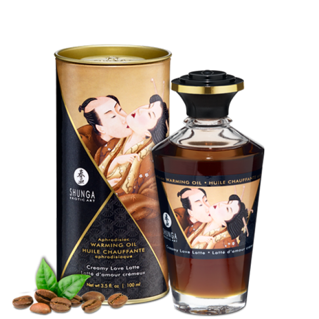 Возбуждающее массажное масло Aphrodisiac Warming Oil, 100 мл (кофе)