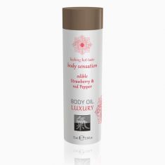 Масажна олія - Shiatsu Body Oil Strawberry, 75 мл Масажна олія - Shiatsu Body Oil Strawberry, 75 мл