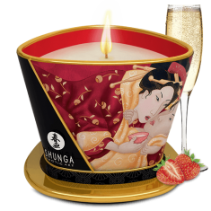 Массажная свеча Shunga Candle, 170 мл (Клубника)
