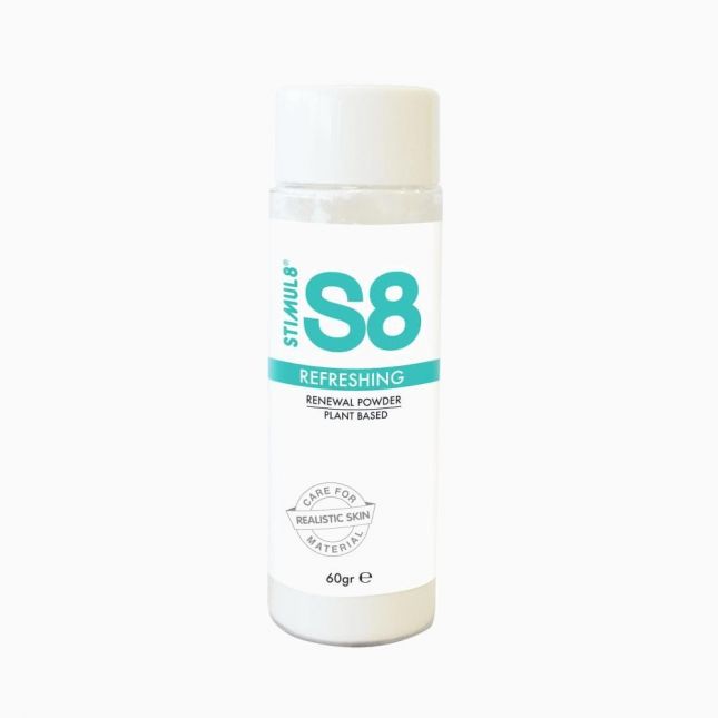 S8 Renewal Powder - пудра для відходу за секс іграшками з кібершкіри, 60 г