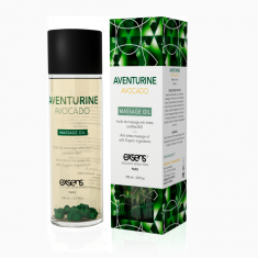 Масажна олія EXSENS Aventurine Avocado (антистрес з авантюрином) 100мл, натуральна