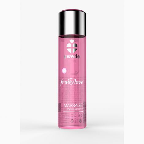 Масажна олія - Swede Fruity Love Sparkling Strawberry Wine, 120 мл