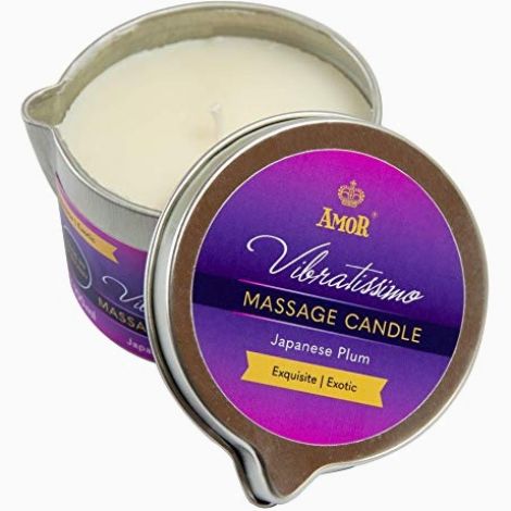 Массажная свеча - Vibratissimo Japanese Plum, 50 мл