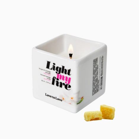 Масажна свічка Love To Love LIGHT MY FIRE Musc (80 мл) без парабенів і консервантів