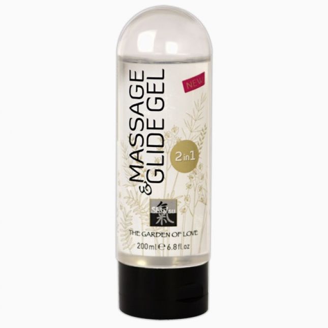Масажний лубрикант - Shiatsu Massage & Glide Gel, 200 мл