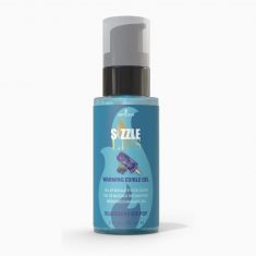 Согревающий массажный гель Sensuva Sizzle Lips Blueberry Ice Pop (59 мл), без сахара, съедобный