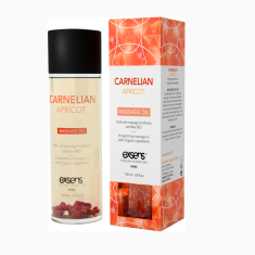 Масажна олія EXSENS Carnelian Apricot (бадьорна з сердоліком) 100мл, натуральна