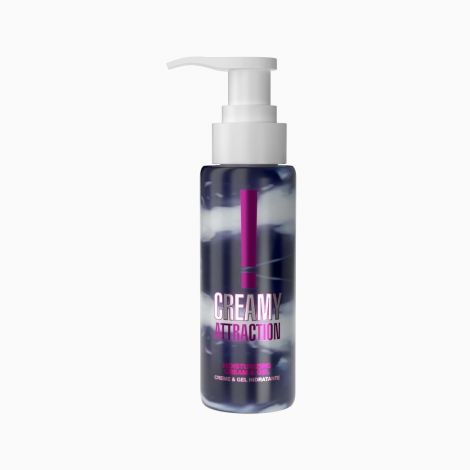 Увлажняющий крем-гель 2в1 Intt Creamy Attraction Blackberry 100 мл для всего тела, вкус ежевики