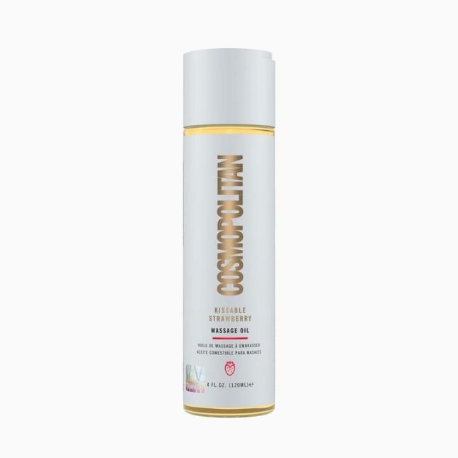 Cosmopolitan Kissable Massage Oil Vanilla - їстівна масажна олія полуниця, 120 мл