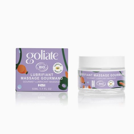 Масажна олія-лубрикант з ароматом та смаком ванілі Goliate Couple Gourmand Vanille 50 мл