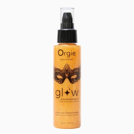 Масло-шиммер для тела Orgie – Glow Shimmering Body Oil (110 мл), чувственный аромат, увлажнение