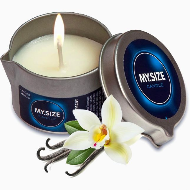 Масажна свічка - My.Size Vanilla, 40 мл Масажна свічка - My.Size Vanilla, 40 мл