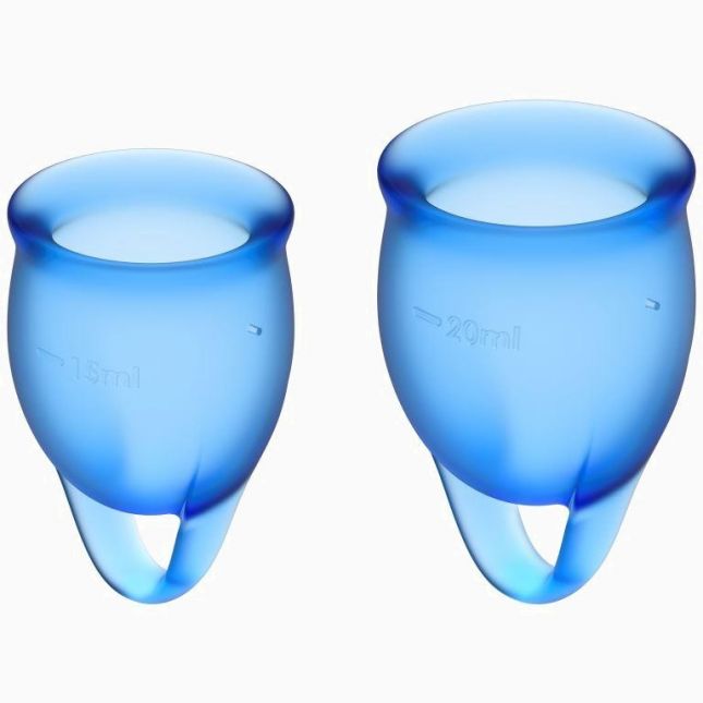 Менструальні чаші - Satisfyer Feel Confident Dark Blue