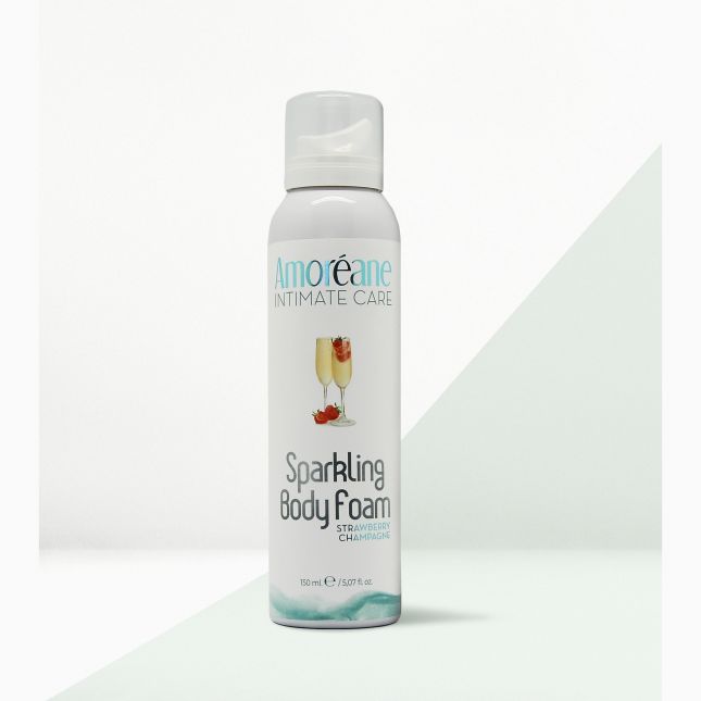 Хрусткий мус для тіла - Amoreane Strawberry Champagne, 150 мл