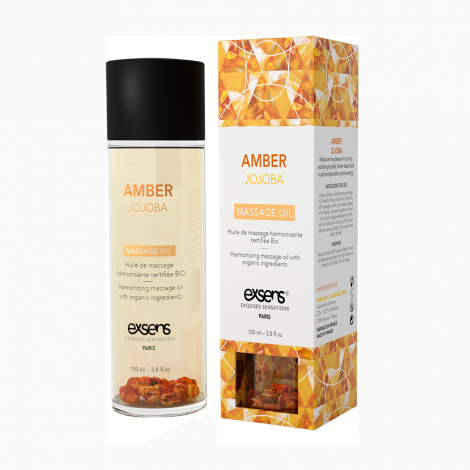 Массажное масло EXSENS Amber Jojoba (гармонизирующее с янтарем) 100мл, натуральное