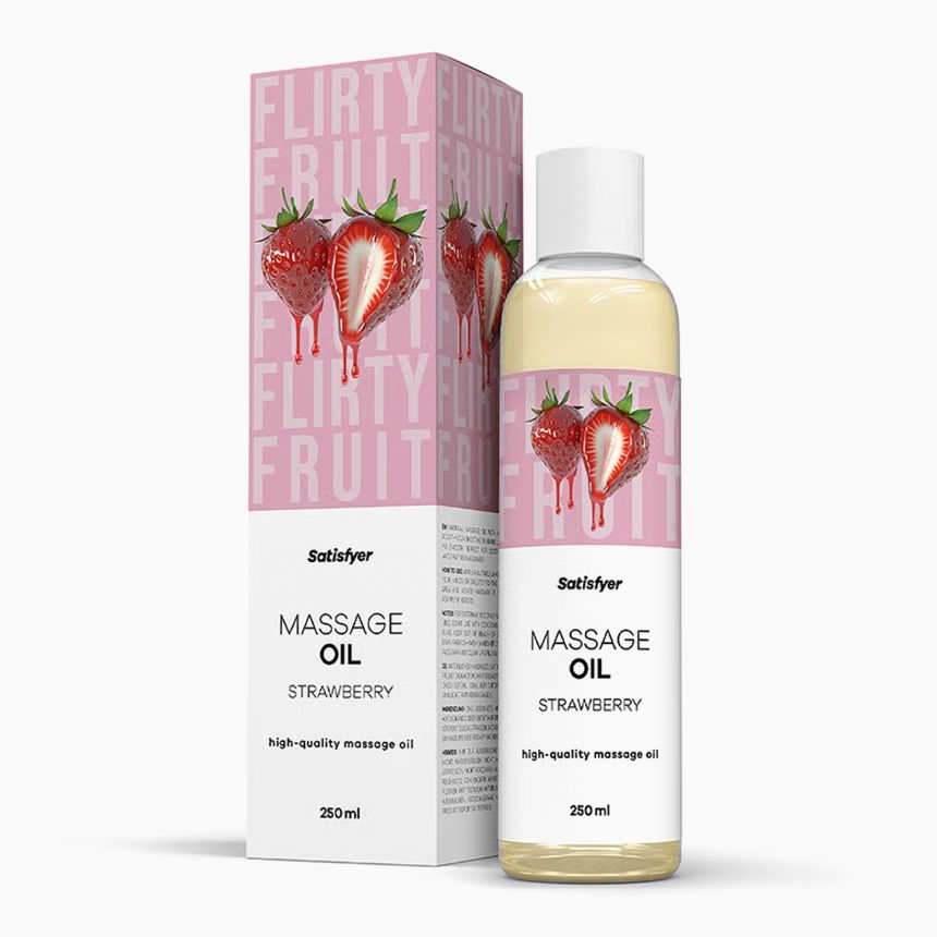 Распродажа!!! Массажное масло Satisfyer Massage Oil Strawberry 250 мл (срок 30.04.2027) Распродажа!!! Массажное масло Satisfyer Massage Oil Strawberry 250 мл (срок 30.04.2027)