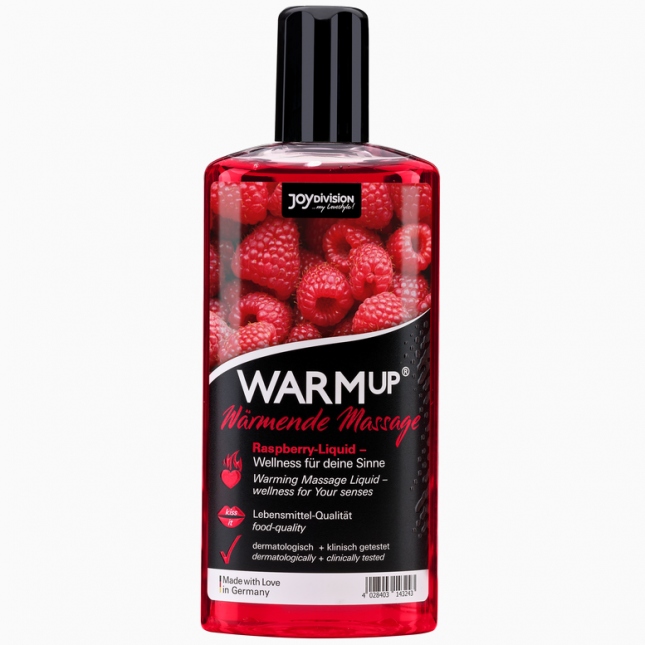 Масажна олійка - WARMuр Raspberry, 150 мл (02.2026)