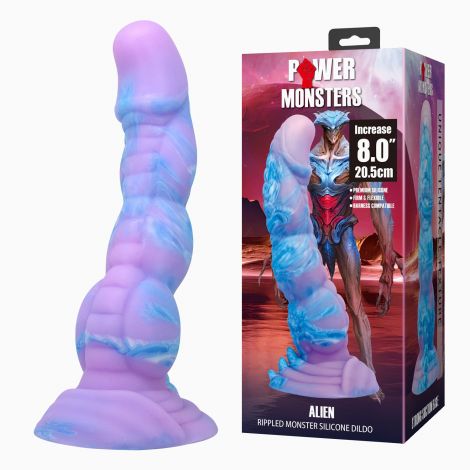 Фентезійний фалоімітатор - Power Monsters Alien, 20.5 см
