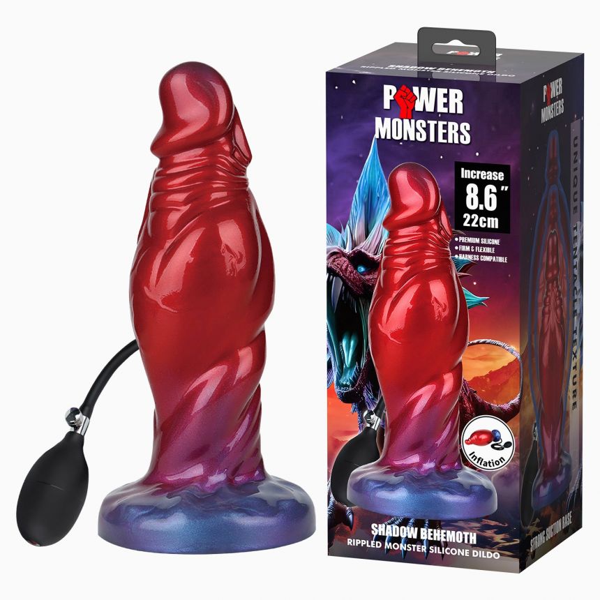 Надувний фентезійний фалоімітатор - Power Monsters Shadow Behemoth, 22 см Надувний фентезійний фалоімітатор - Power Monsters Shadow Behemoth, 22 см
