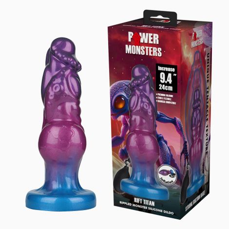 Надувний фентезійний фалоімітатор - Power Monsters Rift Titan, 24 см