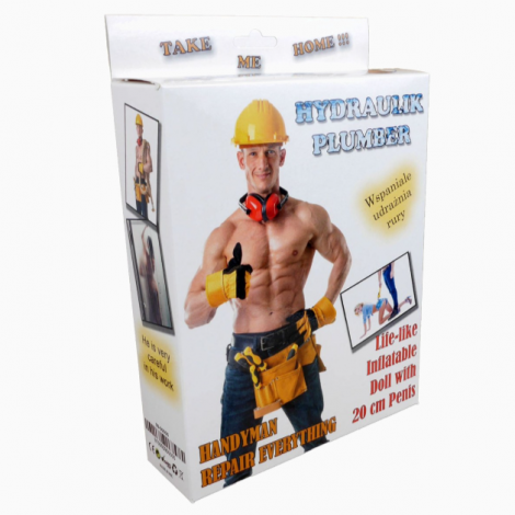 Надувна секс лялька - Plumber Male Doll (пошкоджена упаковка)