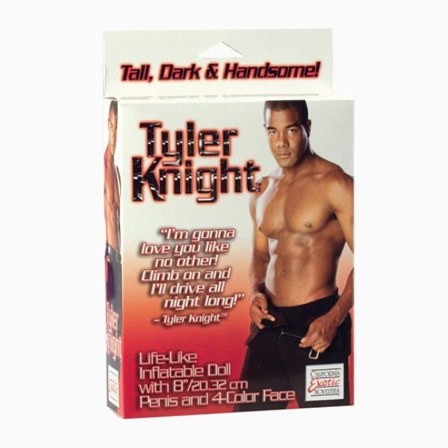 California Exotic Novelties Tyler Knight - Шикарная секс кукла темнокожего красавчика, 20.3 см, (черный)