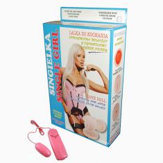 Надувна секс-лялька з вібрацією - Singielka