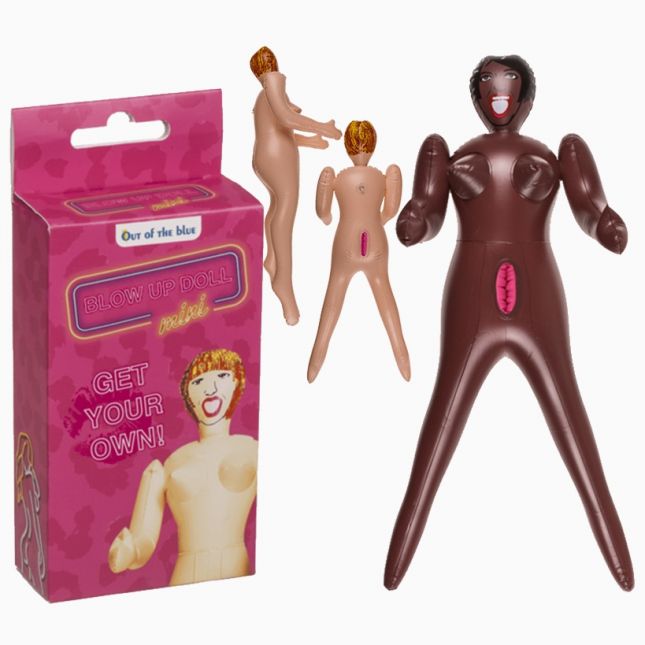 Надувна міні лялька Mini Blow Up Doll Mini Brunette, 66 см