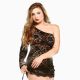 Мереживне міні сукня з ассиметрией і стрінги Fantasy Lingerie, Xl/ХХl