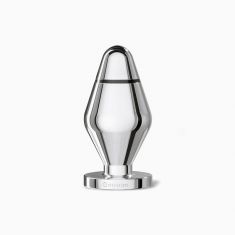 Металева анальна пробка Mystim Big John для електростимулятора, діаметр 6,5 см