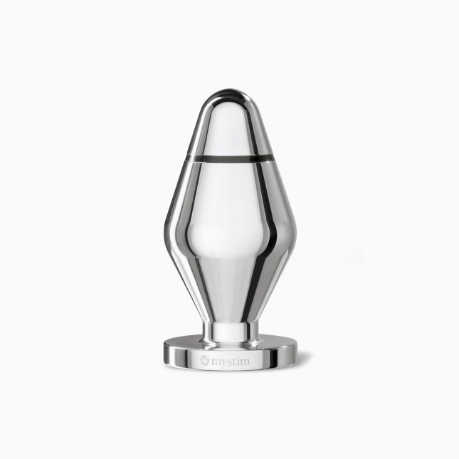 Металева анальна пробка Mystim Little John для електростимулятора, діаметр 4см