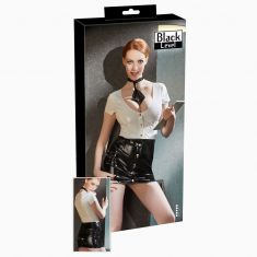 2851032 Vinyl Secretary Dress