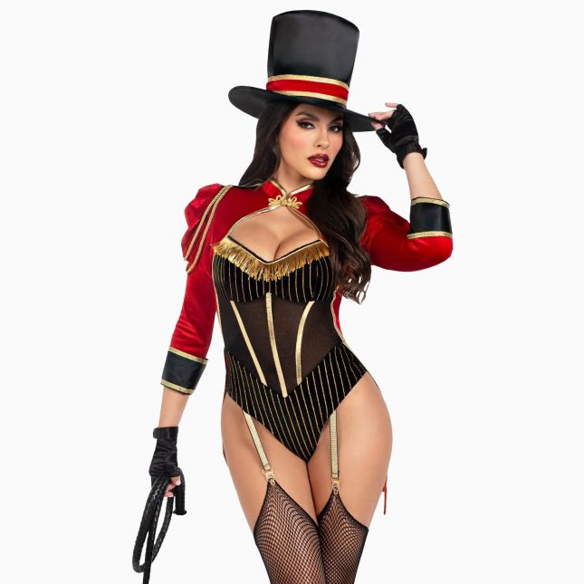 Костюм циркачки Leg Avenue Ravishing Ringmaster Bodysuit L