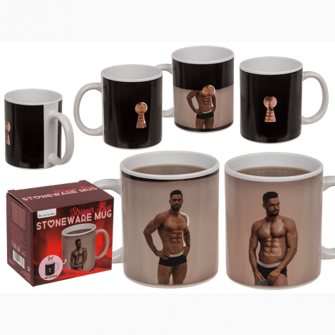 Чашка з термоефектом Stoneware Mug Stripper Boy, 300 мл