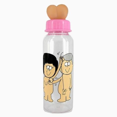 Пляшка з еротичною соскою Boobie Nipple Bottle