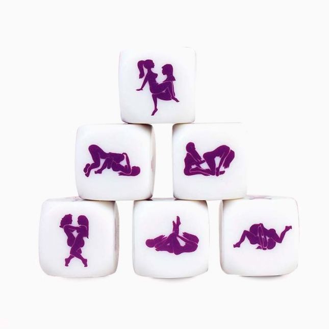 Гральний кубик - Lesbian Kamasutra Dice, 25 мм Гральний кубик - Lesbian Kamasutra Dice, 25 мм